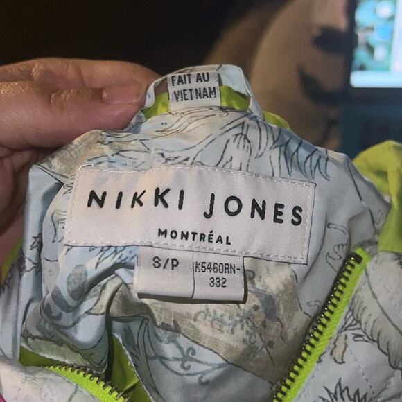 NIKKI JONES quilted hooded jacked S - Picture 2 of 7